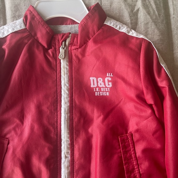D&G Kids Red Jacket with White Accents - Picture 2 of 7